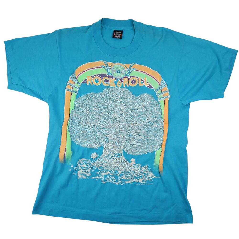 Vintage Rock & Roll Family Tree Graphic  T Shirt